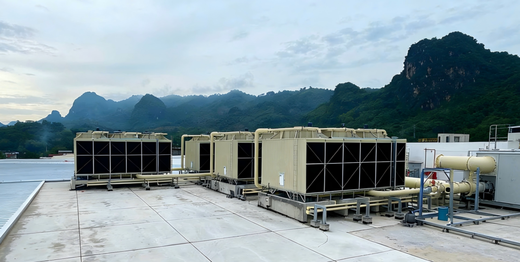 900T Cross cooling tower