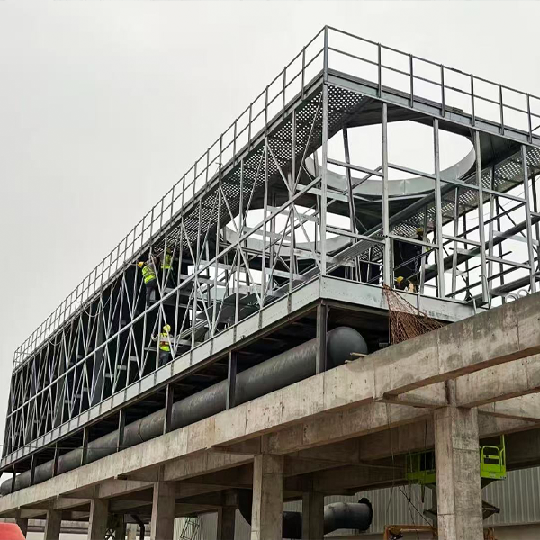 Frame of cross cooling tower
